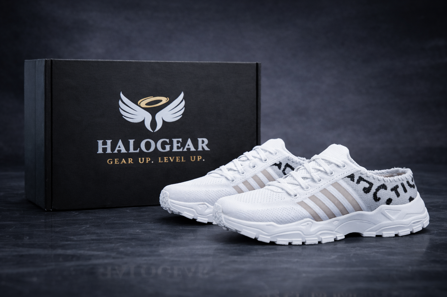 HaloGear™ Women’s LeopardFlex Sneakers – Breathable Lightweight Athletic Shoes for All-Day Comfort