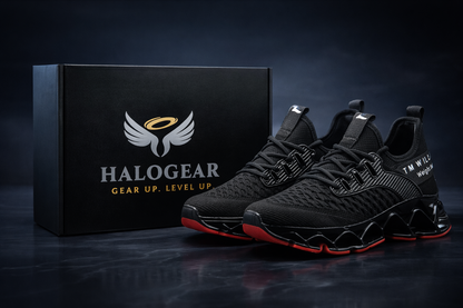 HaloGear CloudFlex™ Korean Street Sneakers – Ultra-Light, Breathable & Shock-Absorbing