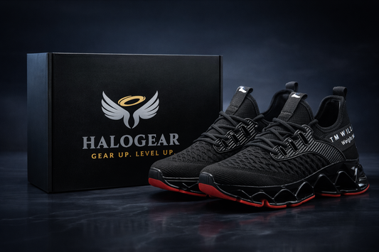 HaloGear CloudFlex™ Korean Street Sneakers – Ultra-Light, Breathable & Shock-Absorbing